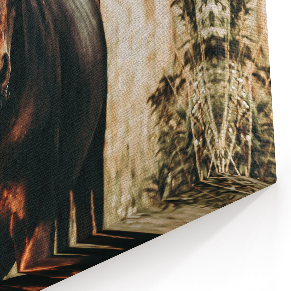 Majestic Horse in Nature - Rustic Farmhouse Wall Art for Country Homes