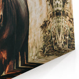 Majestic Horse in Nature - Rustic Farmhouse Wall Art for Country Homes