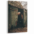 Rustic Weathered Shed - Farmhouse Wall Art for Vintage Country Homes