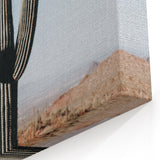 Desert Cactus Landscape - Rustic Farmhouse Wall Art for Country Decor