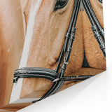 Farmhouse Wall Art - Two Horses Rustic Country Decor for Farmhouse Homes