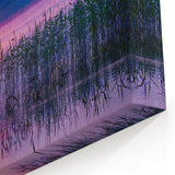 Latvia Wall Art - Stunning Sunset Over Tranquil Lake Scenery