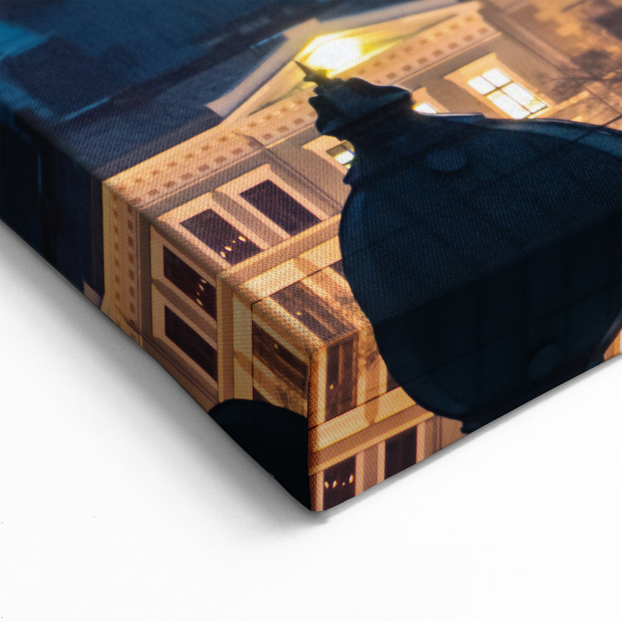 Riga Cityscape Art - Sunset Over Historic Skyline of Latvia