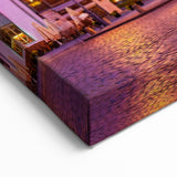 Riga Cityscape Art - Vibrant Old Town at Twilight in Latvia