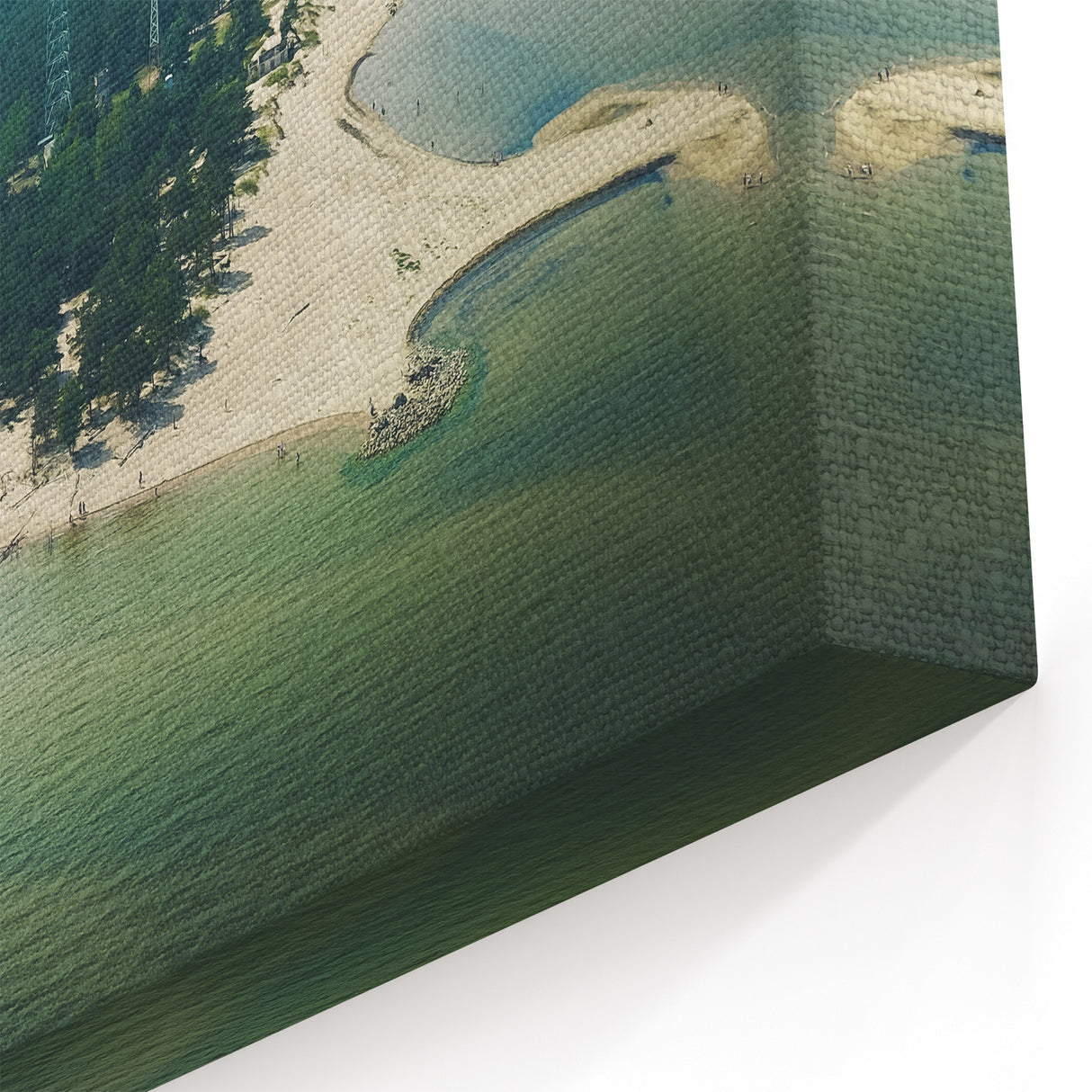 Baltic Region Wall Decor - Aerial View of Latvia’s Scenic Coastline