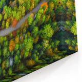 Latvia Canvas Prints - Aerial Latvian Landscape Baltic Region Wall Decor