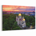 Riga Cityscape Art - Latvia Scenery Prints European Wall Decor