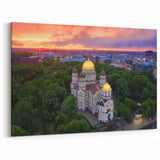 Riga Cityscape Art - Latvia Scenery Prints European Wall Decor