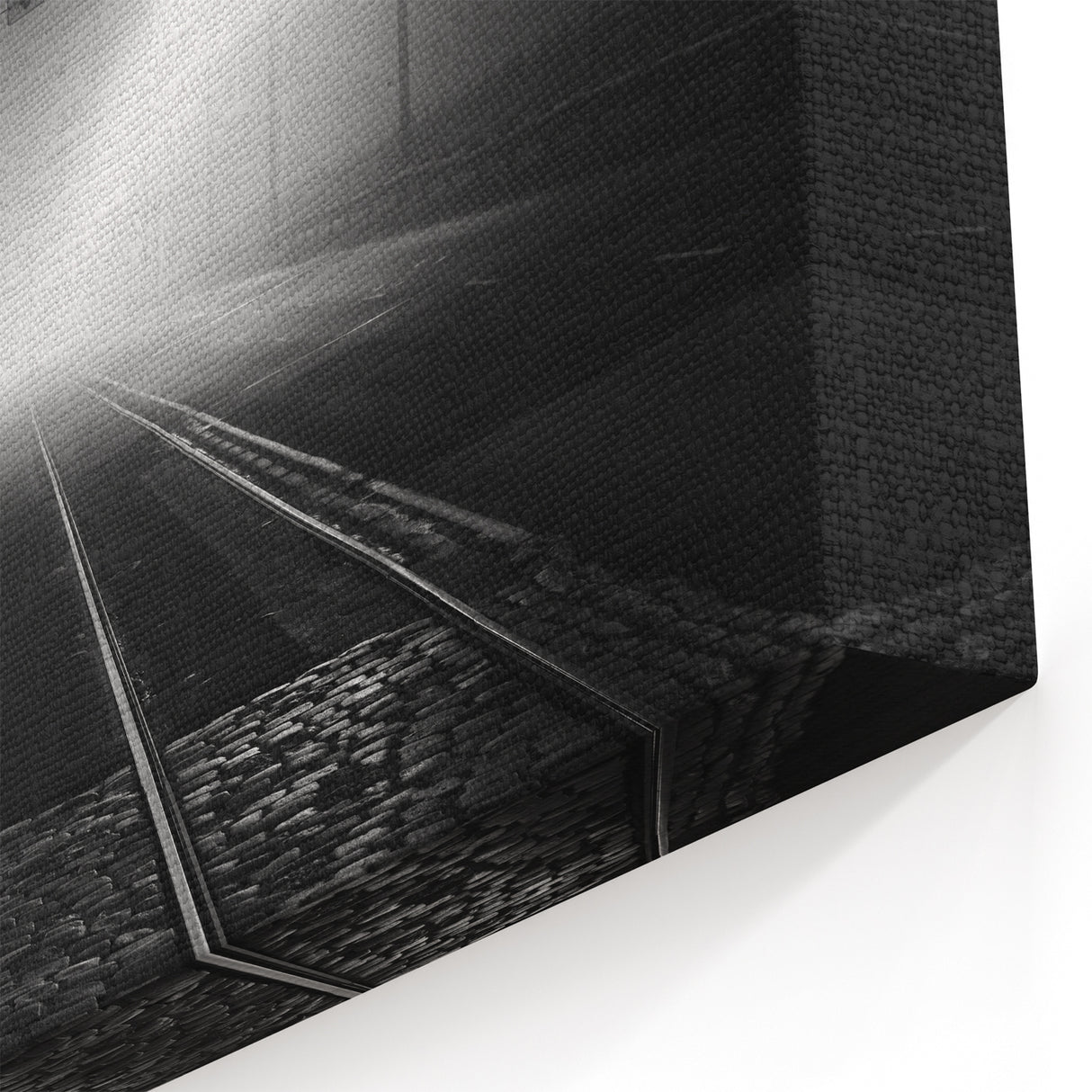 Latvian Landscape Art - Black & White Riga Cityscape Baltic Wall Decor