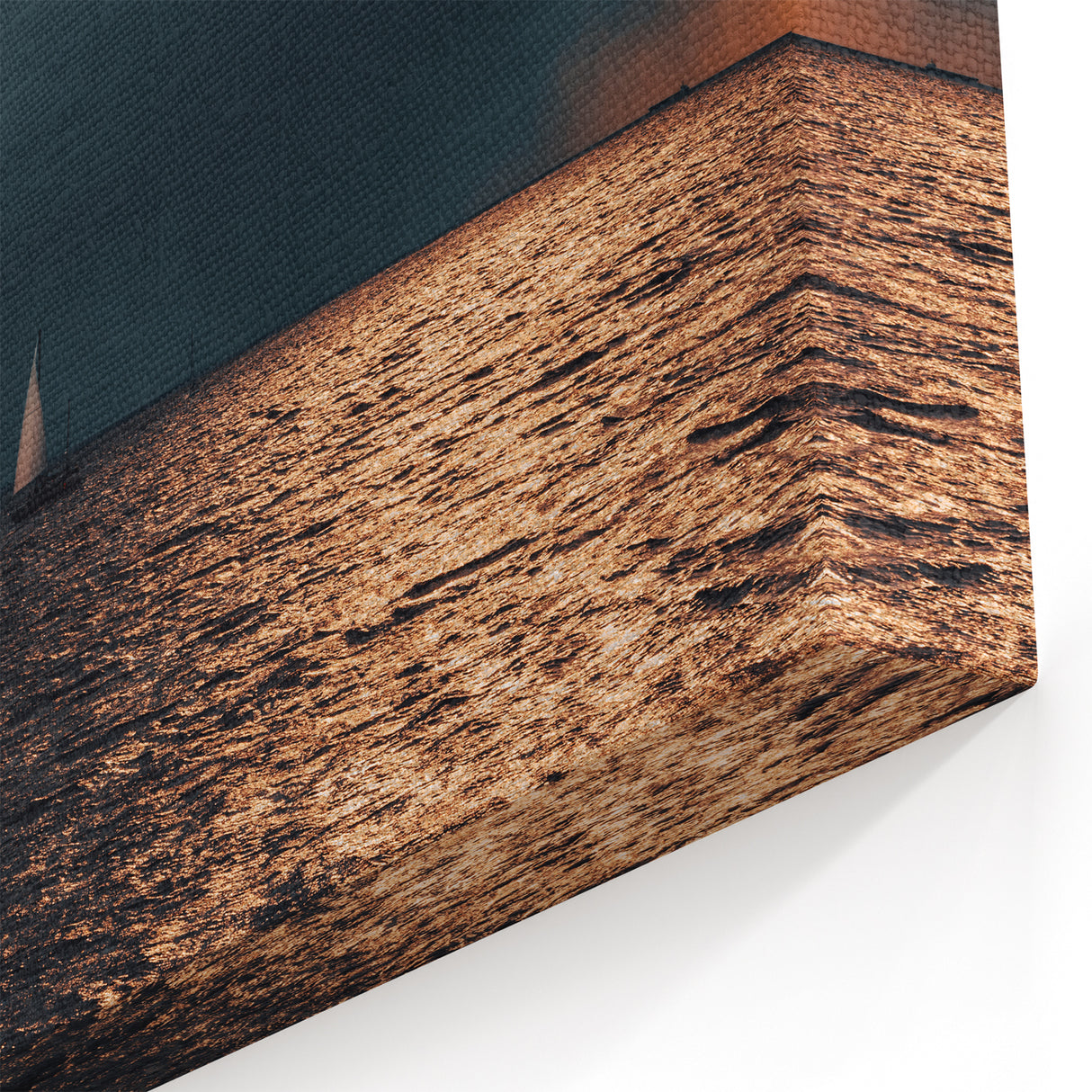 Latvia Wall Art - Stormy Sea Sailboat and Lightning Baltic Region Print