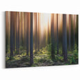 Latvia Wall Art - Glowing Forest Sunlight Baltic Region Scenery Print
