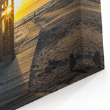 Latvia Canvas Prints - Sunset Beach Architecture Baltic Region Wall Art