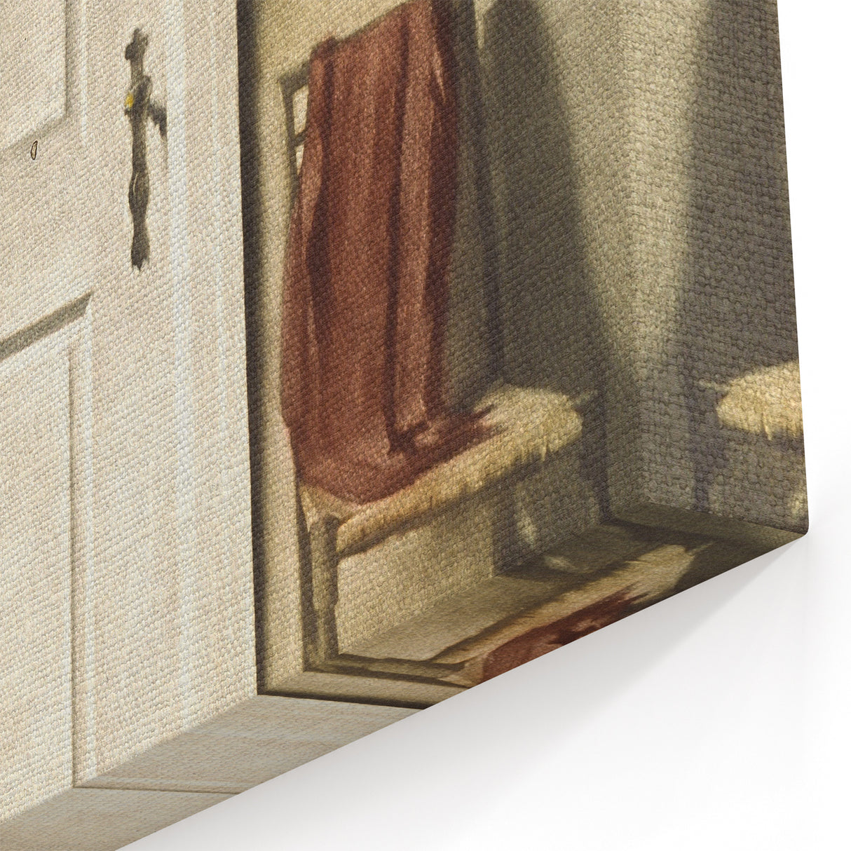 Dark Academia Wall Art - Woman Reading by Doorway for Moody Decor