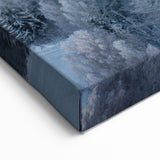 Latvia Canvas Prints - Serene Winter Forest with Winding Stream at Sunset