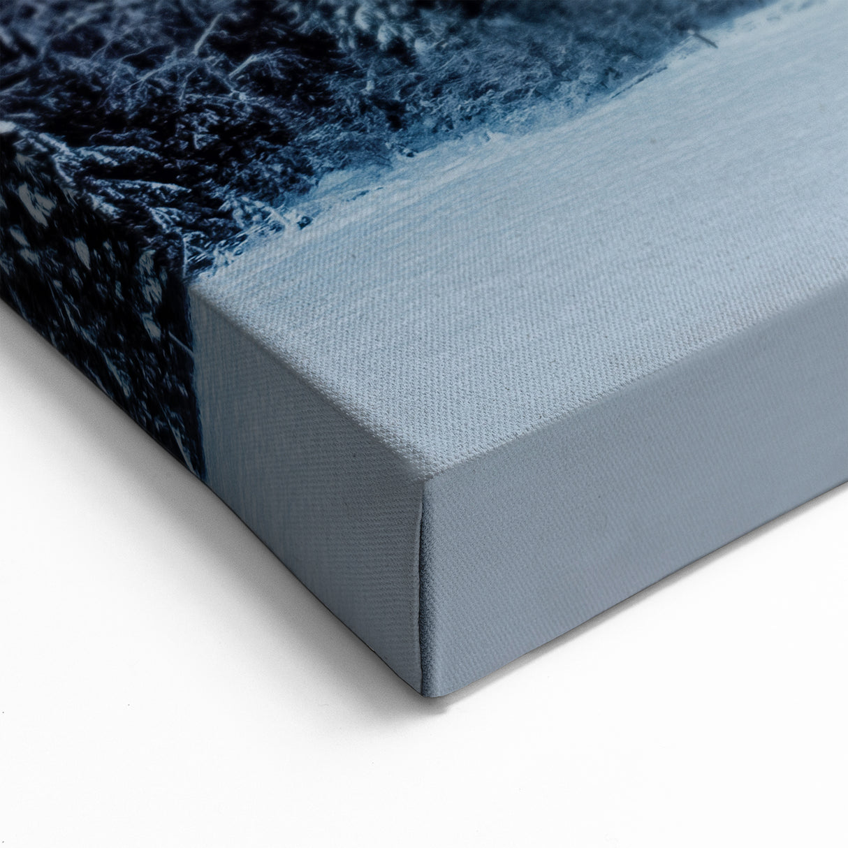 Baltic Region Wall Decor - Winter Forest Sunset Over Snowy Trees