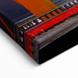 Riga Cityscape Art - Illuminated Bridge at Night with Vibrant Colors