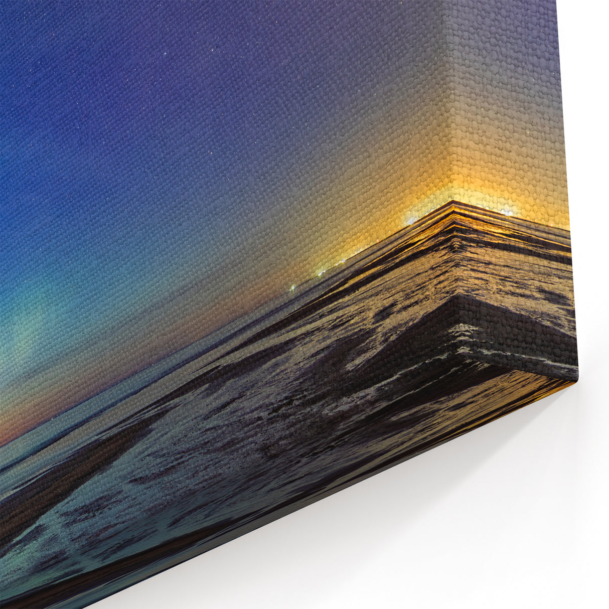 Latvia Scenery Prints - Starry Night Sky Over Baltic Sea at Dusk