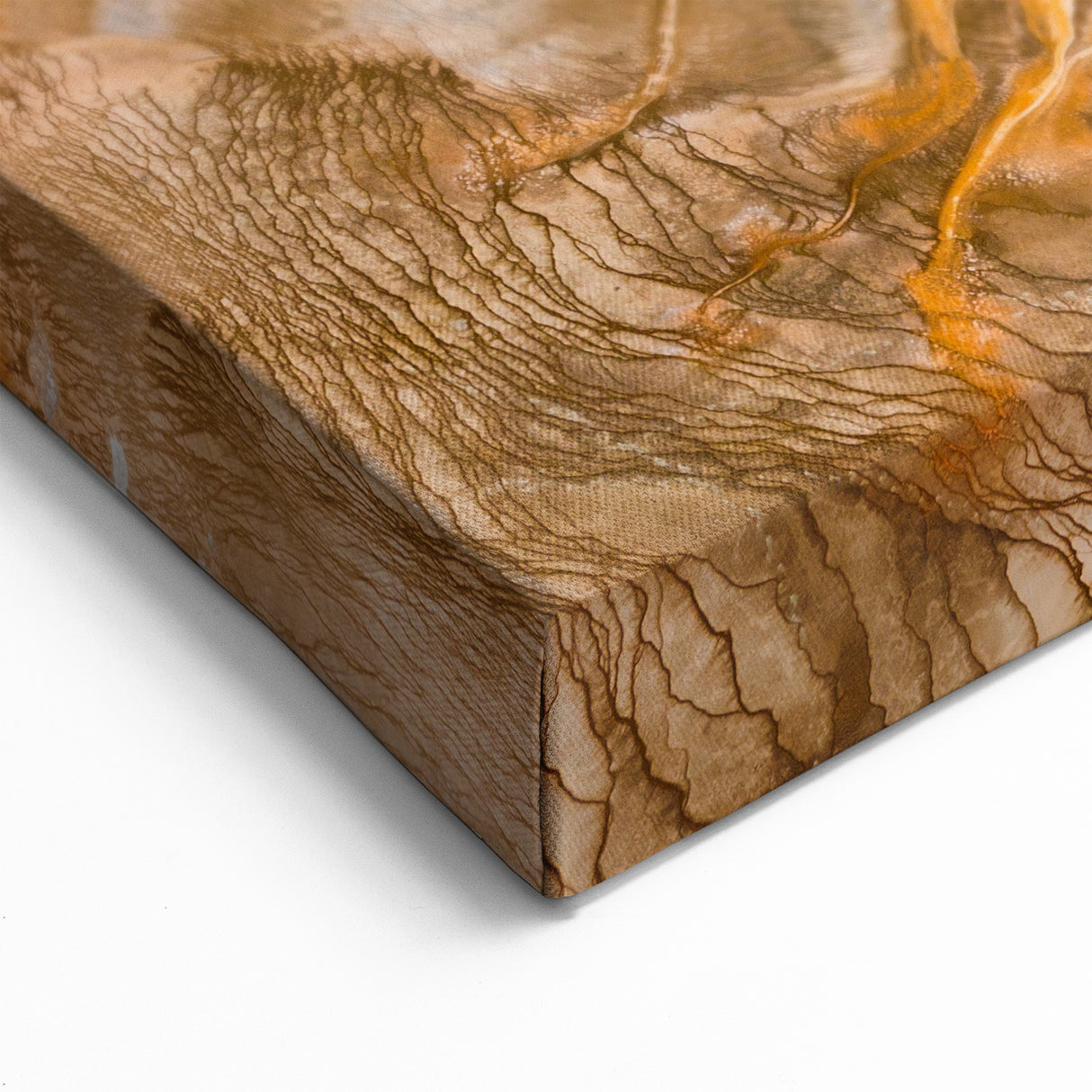 Yellowstone Scenic Art – Aerial Grand Prismatic Spring Canvas Print