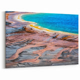 Yellowstone Giclee Prints – Grand Prismatic Spring Abstract Photography