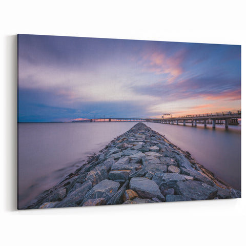 Annapolis Wall Art - Scenic Chesapeake Bay Bridge on Premium Canvas Prints