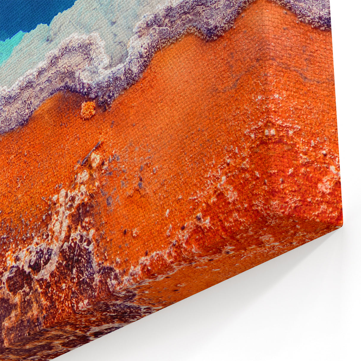 Yellowstone Scenic Art – Geothermal Spring Abstract Nature Photography