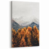 Autumn Mountain Majesty, Rustic Farmhouse Wall Art Print