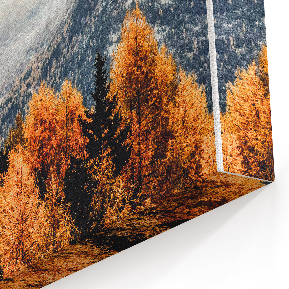Autumn Mountain Majesty, Rustic Farmhouse Wall Art Print