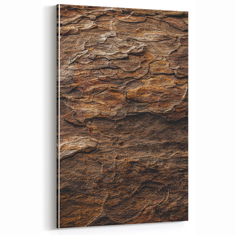 Textured Wood Bark Art Print, Rustic Vintage Wall Decor