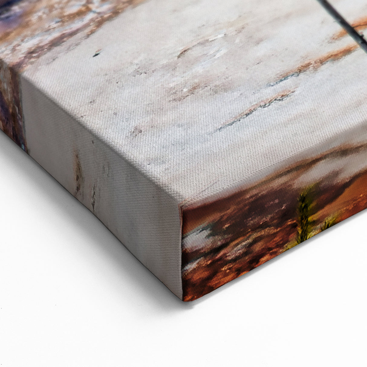 Yellowstone Grand Prismatic Art – Colorful Hot Spring Canvas Photography