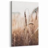 Golden Wheat Field Close-Up, Rustic Country Wall Art