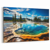 Beautiful Yellowstone Posters– Serene Geothermal Pool Wall Art