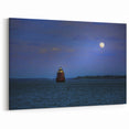 Annapolis Acrylic Prints - Lighthouse Under Moonlit Sky on Dark Waters