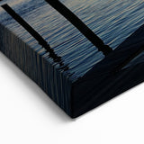 Annapolis Scenic Wall Art - Sunset Over Dock and Water on Canvas Prints