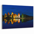 Trakai Castle Prints - Lithuania Wall Art with Night Reflections