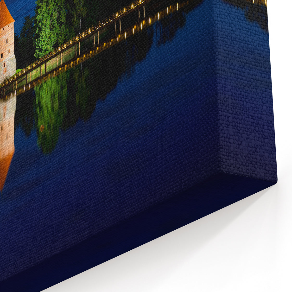 Trakai Castle Prints - Lithuania Wall Art with Night Reflections