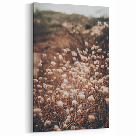 Vintage Farmhouse Wall Art of Cotton Fields – Rustic Country Decor