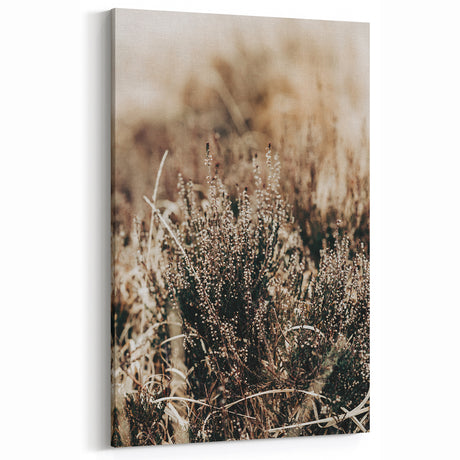 Farmhouse Wall Art of Autumn Wild Grass – Rustic Country Style Decor