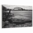 Louisville Skyline Art – Black and White Kentucky Scenic Wall Art