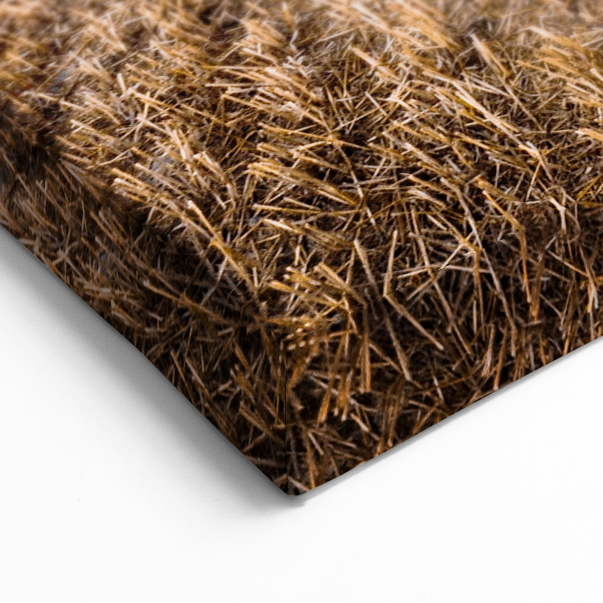 Farmhouse Wall Art of Hay Bales in Field – Rustic Country Style Decor