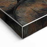 Textured Wood Logs: Rustic Farmhouse Wall Art Print