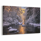 Kentucky Winter Creek Art – Scenic Kentucky Wall Decor for Winter Lovers