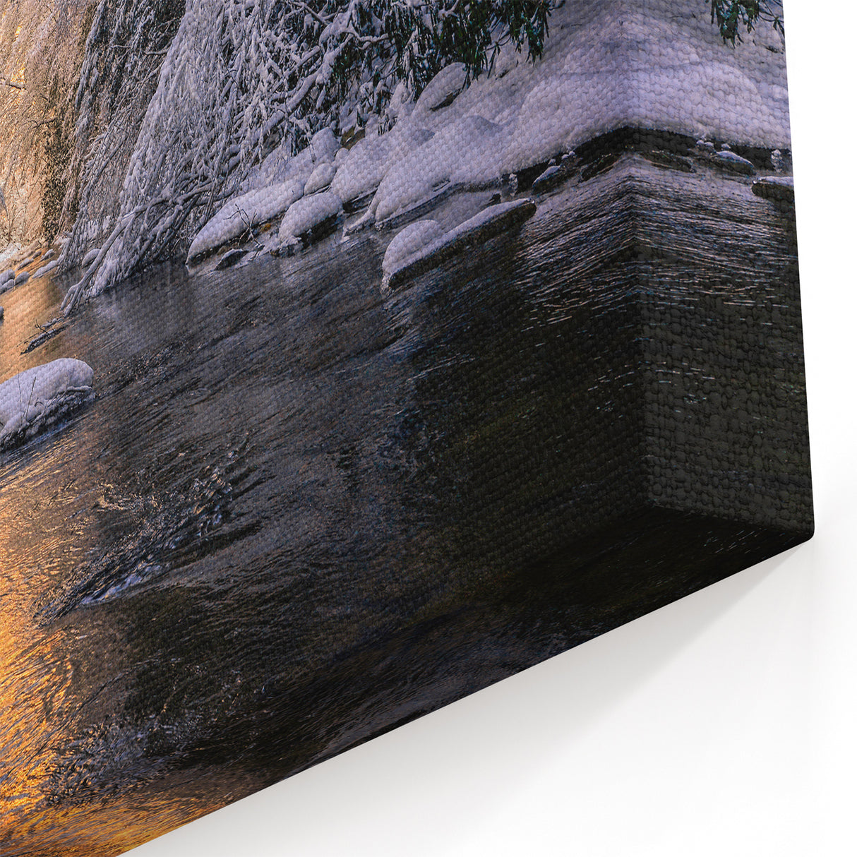 Kentucky Winter Creek Art – Scenic Kentucky Wall Decor for Winter Lovers