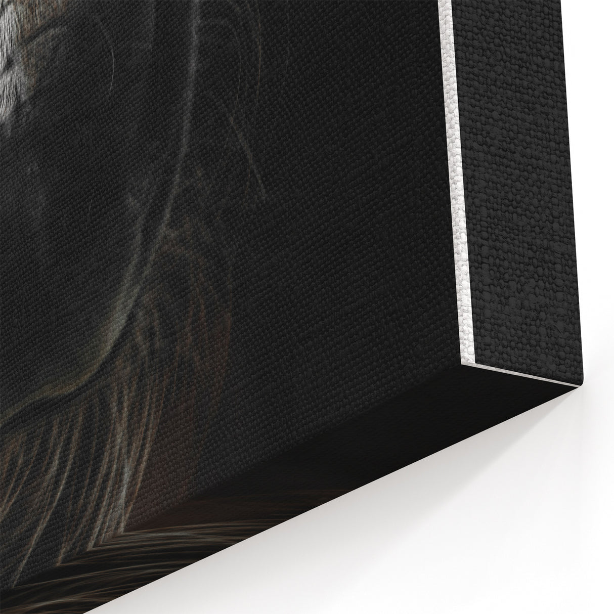 Close-Up Horse Muzzle: Rustic Farmhouse Art Print