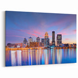 Louisville Skyline Art – Scenic Kentucky Cityscape Wall Decor for Homes