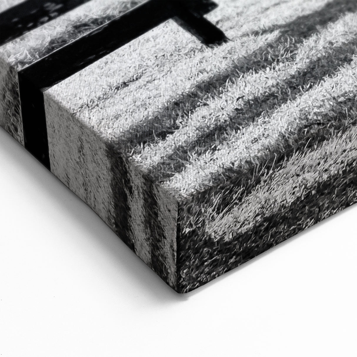 Kentucky Farm Black and White Art – Scenic Wall Decor for Rustic Homes