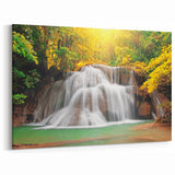 Kentucky Waterfall in Sunlight Art – Scenic Wall Decor for Nature Lovers
