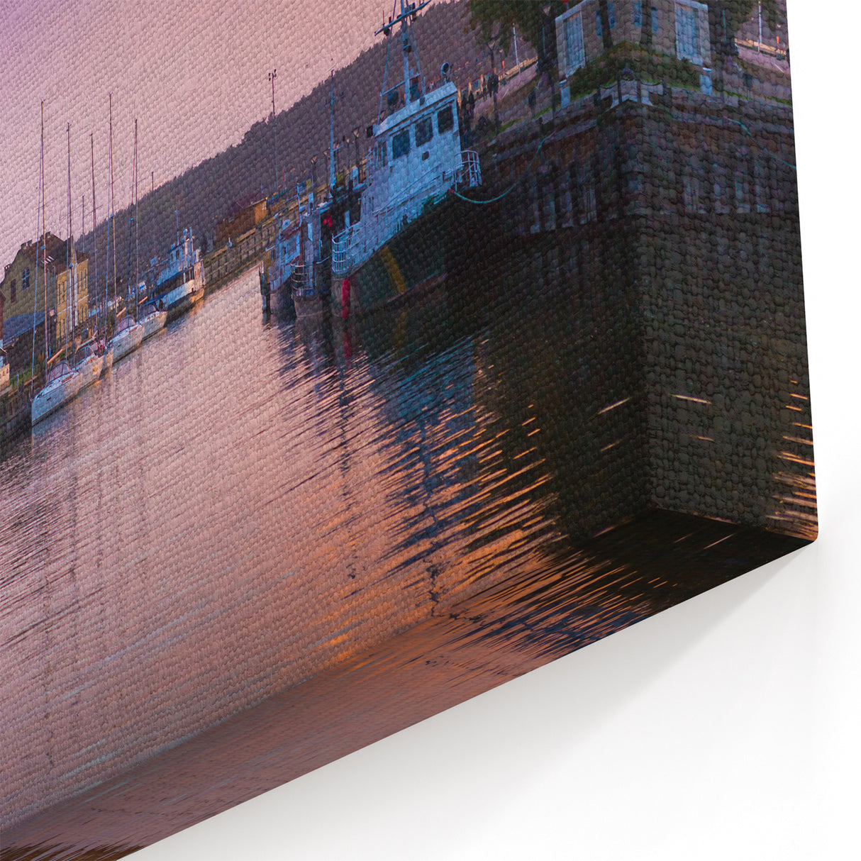 Lithuania Wall Art - Baltic Sea Art with Scenic Klaipėda Harbor View