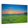 Kentucky Wall Art – Scenic Bluegrass State Hills and Rustic Barn Sunset