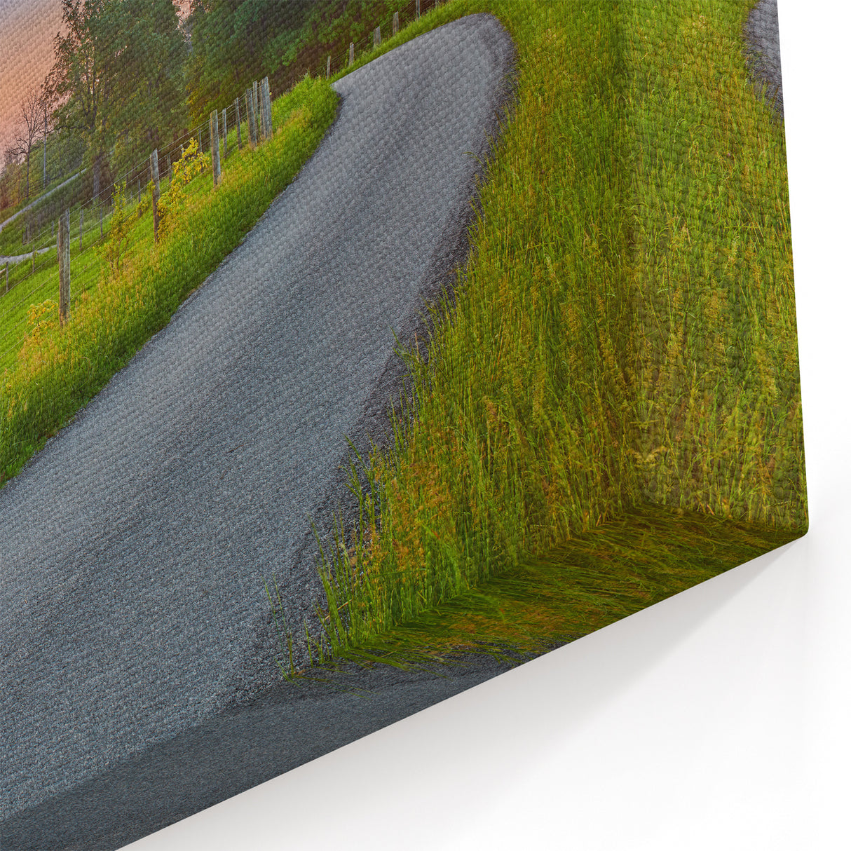 Kentucky Landscapes Wall Art – Bluegrass State Barn and Sunset Scene