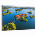 Trakai Castle Prints - Europe Landscape Art with Aerial Lake View